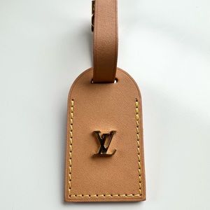 Louis Vuitton Small Vachetta Luggage Tag